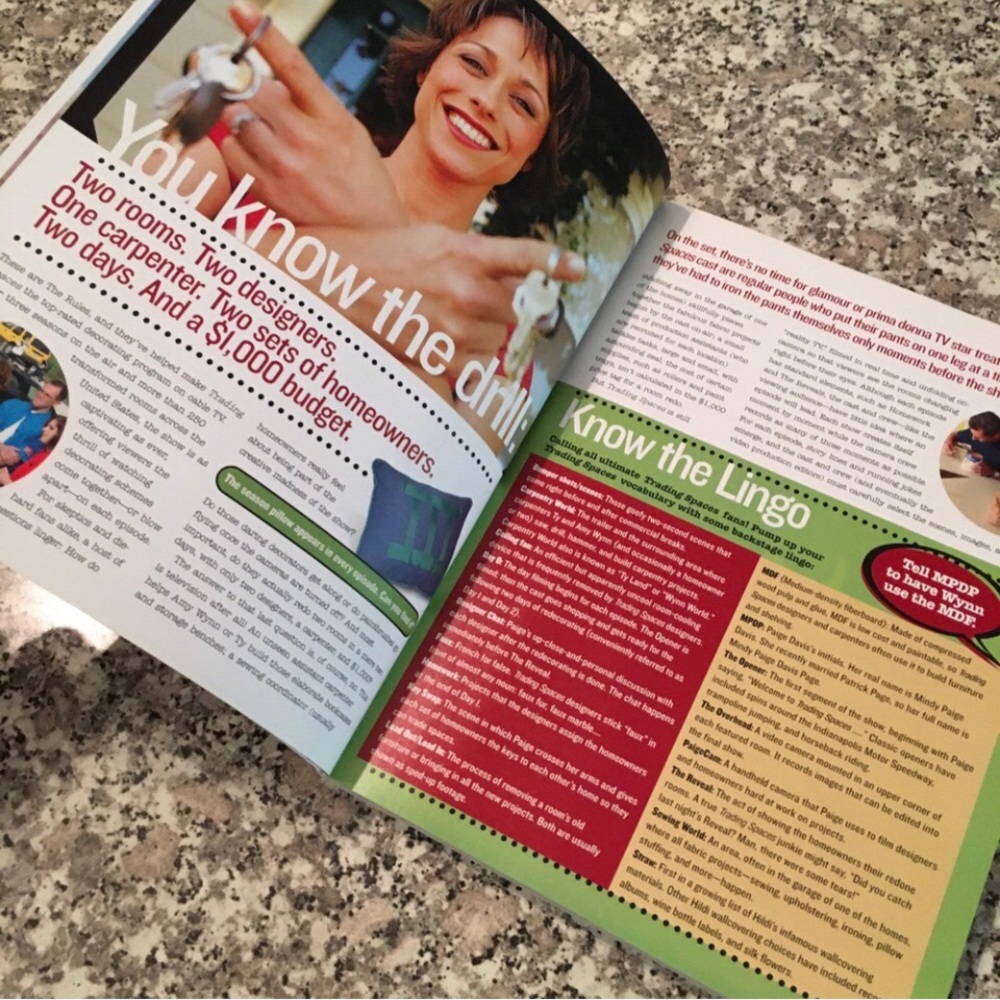 TLC book Trading Spaces Behind the Scenes decorating tips tricks bios paperback - Picture 3 of 11